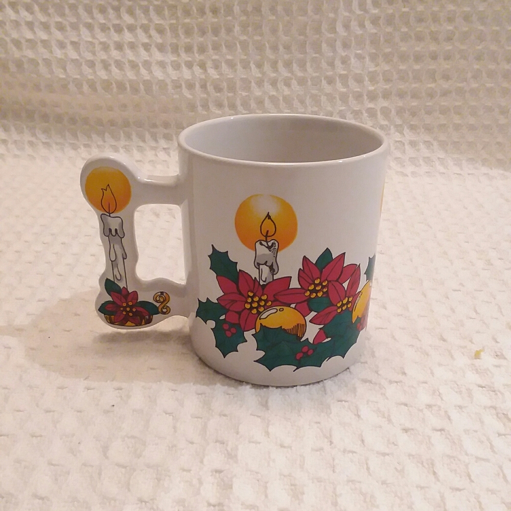 The Love Mug Candle & Poinsettia Coffee Mug
